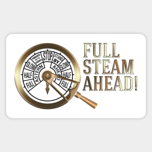 Full Steam Ahead! Sticker